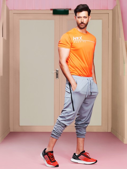 

HRX by Hrithik Roshan Men Orange & Black Mesh N-Flux Running Shoes