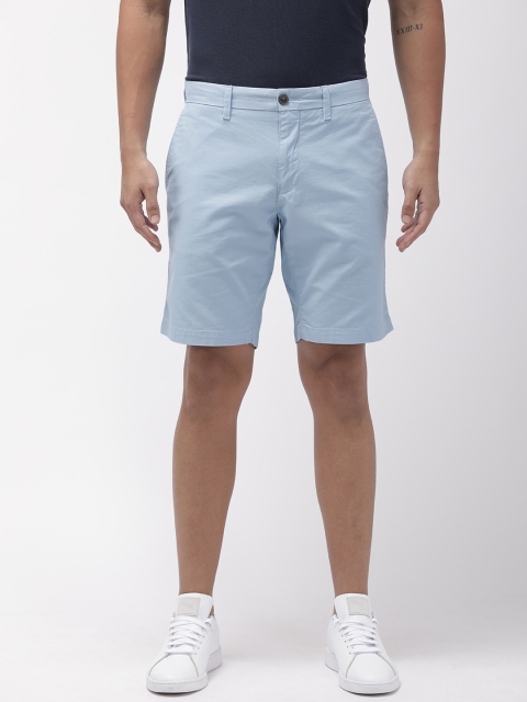 

Tommy Hilfiger Men Blue Solid Brooklyn Fit Chino Shorts