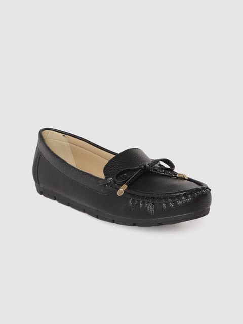 

CERIZ Women Black Solid Ballerinas