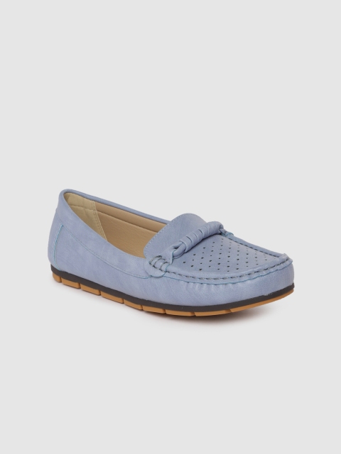 

CERIZ Women Blue Slip-On Sneakers