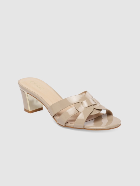 

CERIZ Women Beige Solid Heels