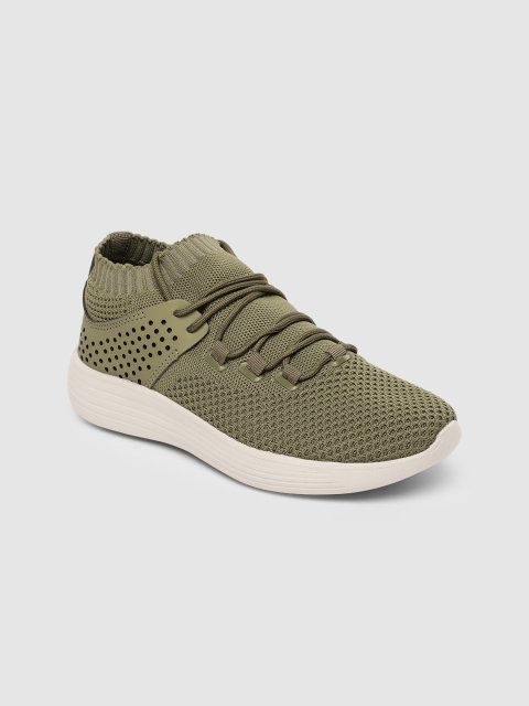 

CERIZ Women Olive Green Sneakers