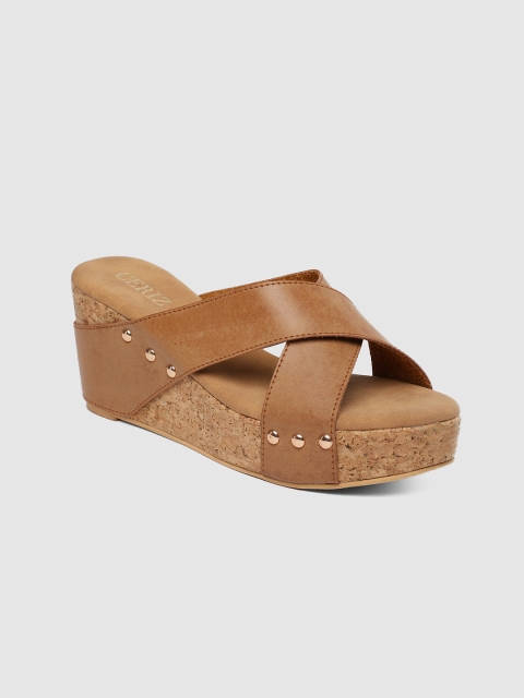 

CERIZ Women Brown Solid Heels