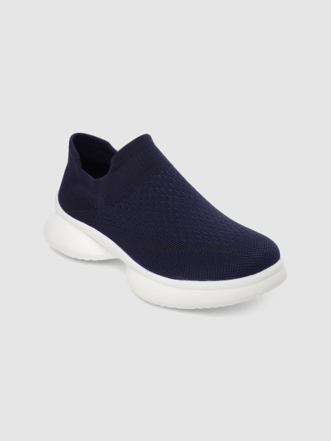 

CERIZ Women Navy Blue Slip-On Sneakers