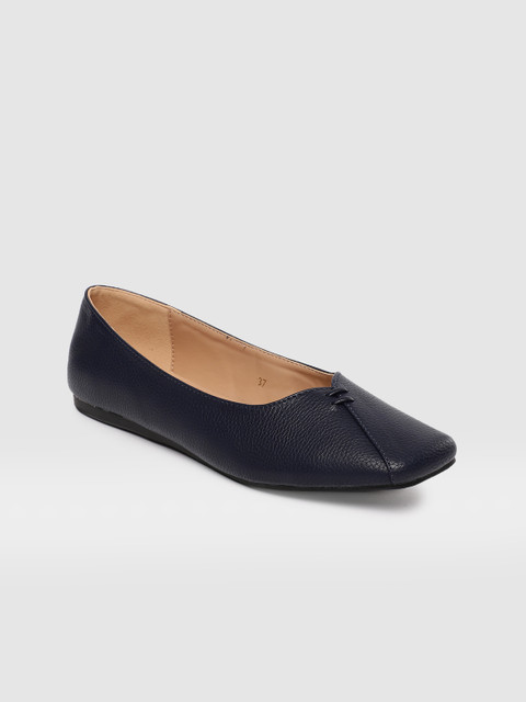 

CERIZ Women Navy Blue Solid Ballerinas