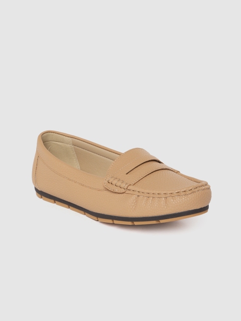 

CERIZ Women Nude-Coloured Loafers