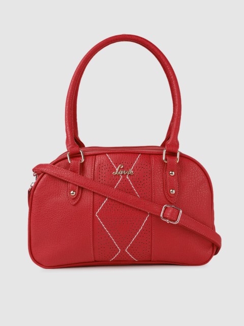 

Lavie Red Textured Shoulder Bag
