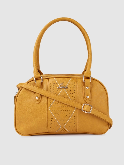 

Lavie Yellow Solid Shoulder Bag