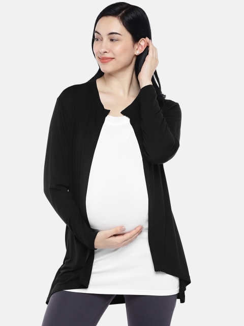 

Blush 9 Maternity Women Black Solid Top
