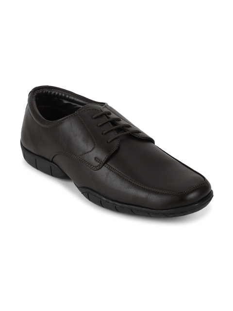 

Peter England Men Brown Solid Formal Derbys