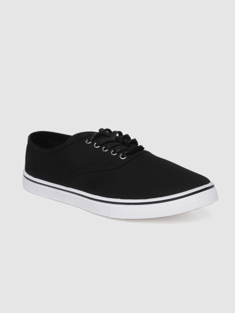 

Peter England Men Black Sneakers