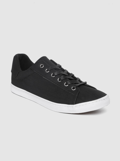 

Peter England Men Black Sneakers
