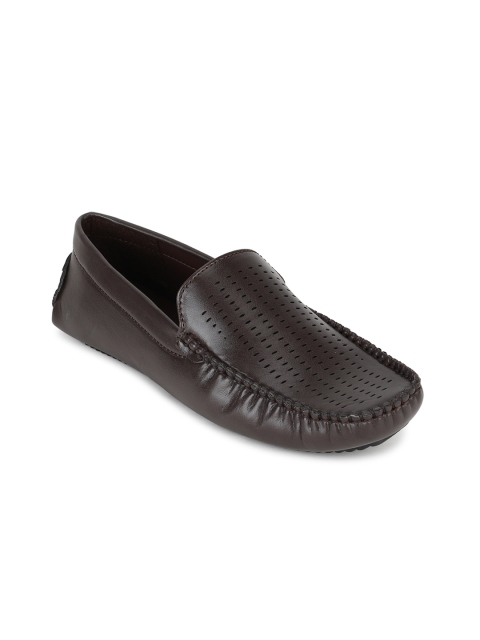 

Peter England Men Brown Solid Formal Loafers
