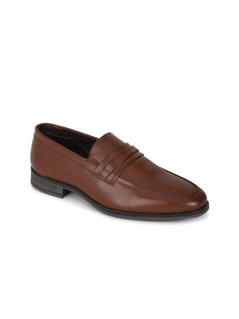 

Peter England Men Brown Semiformal Loafers