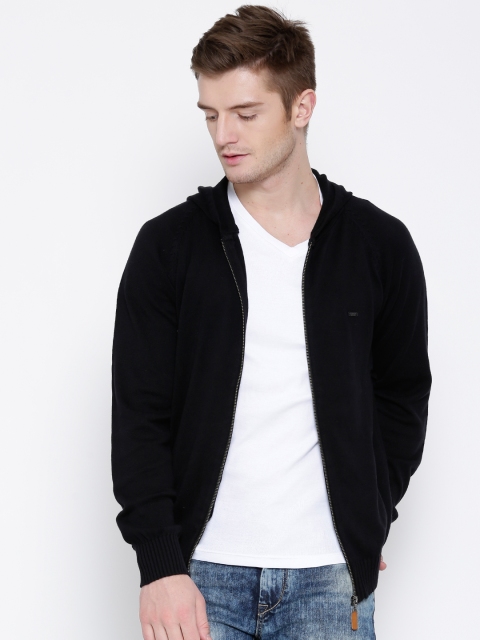 

Locomotive Black Hooded Cardigan