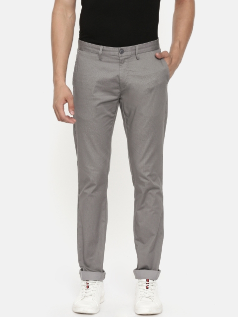 

U.S. Polo Assn. Men Grey Austin Trim Fit Regular Trousers