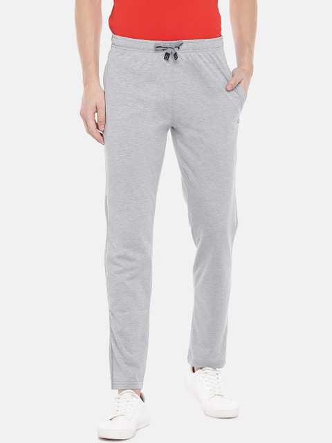 

Sweet Dreams Men Grey Melange Solid Slim Fit Track Pants