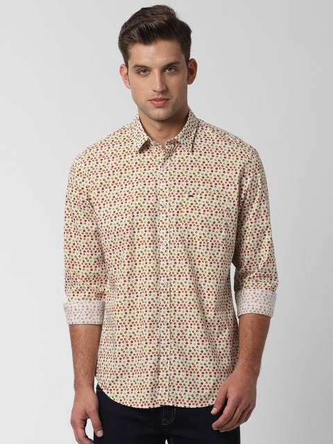 

Peter England Men Multicoloured Slim Fit Printed Casual Shirt, Multi