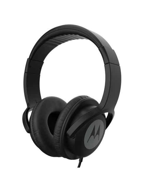 

Motorola Black Pulse 100 Over Ear Wired Headphones with Google Assistant