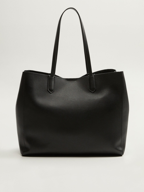 

MANGO Black Solid Shoulder Bag