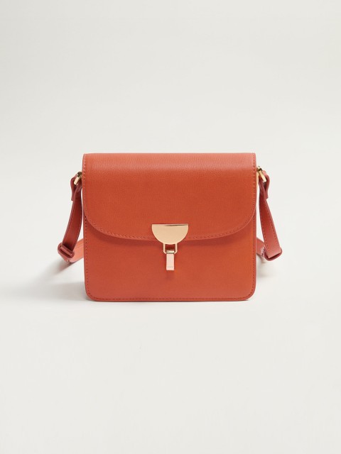 

MANGO Rust Brown Solid Sling Bag