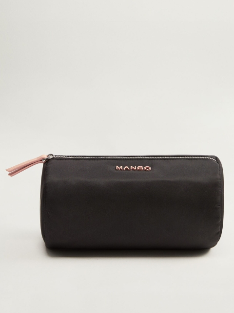 

MANGO Women Black Solid Cosmetic Pouch