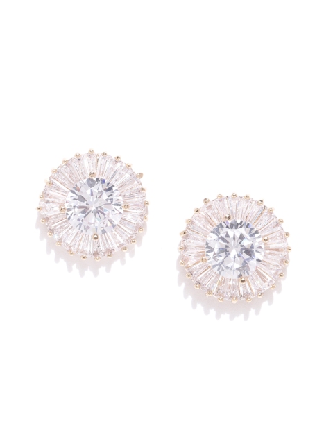 

Carlton London Gold-Plated CZ Circular Studs