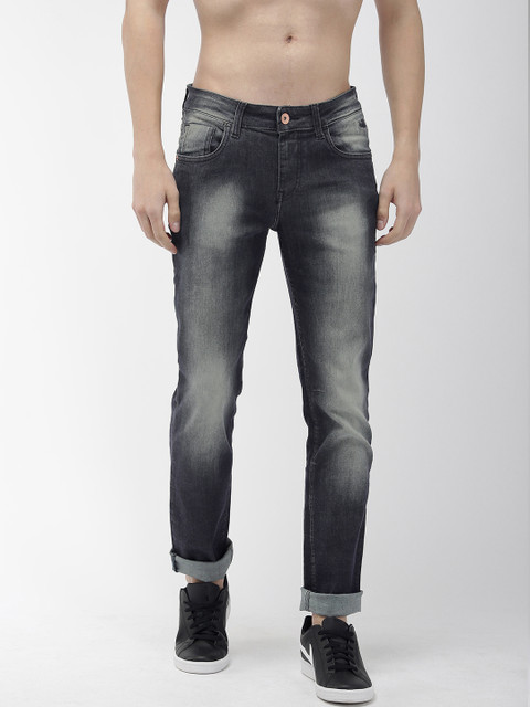 

Flying Machine Men Blue Michael Slim Fit Mid-Rise Clean Look Stretchable Jeans