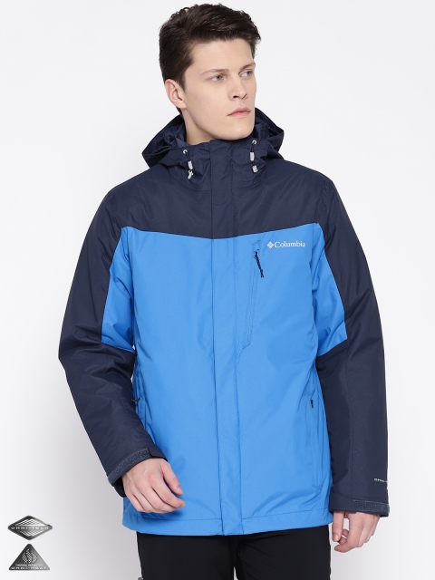 

Columbia Men Blue Whirlibird IV Interchange Hooded Jacket