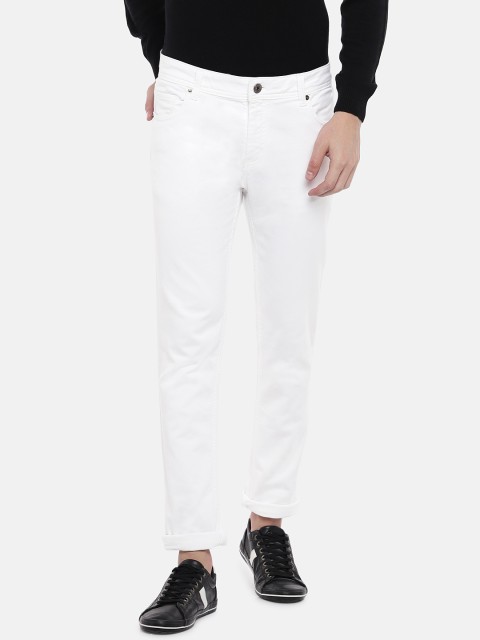 

Globus Men White Skinny Fit Mid-Rise Clean Look Jeans