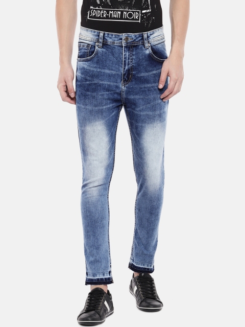 

Globus Men Blue Skinny Fit Mid-Rise Mildly Distressed Jeans