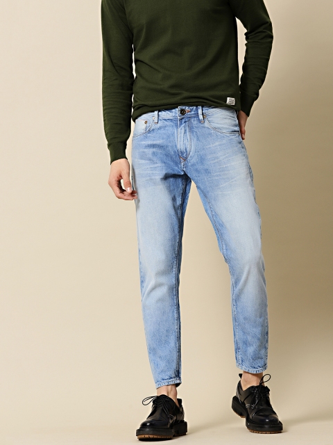 

Mr Bowerbird Men Blue Liberal Fit Mid-Rise Clean Look Jeans