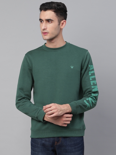 

Allen Solly Sport Men Green Solid Sweatshirt