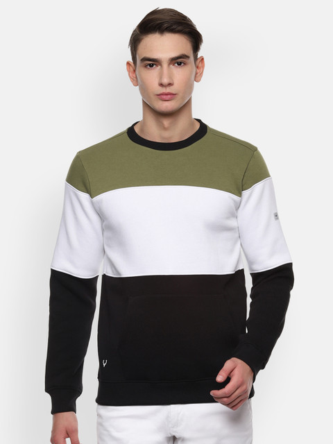 

Allen Solly Sport Men Multicoloured Colourblocked Sweatshirt, Multi