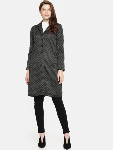 

Global Desi Women Grey Printed Jacket