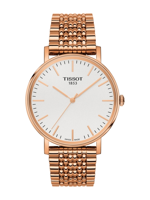 

TISSOT Men Silver-Toned Everytime Medium Analogue Watch T1094103303100