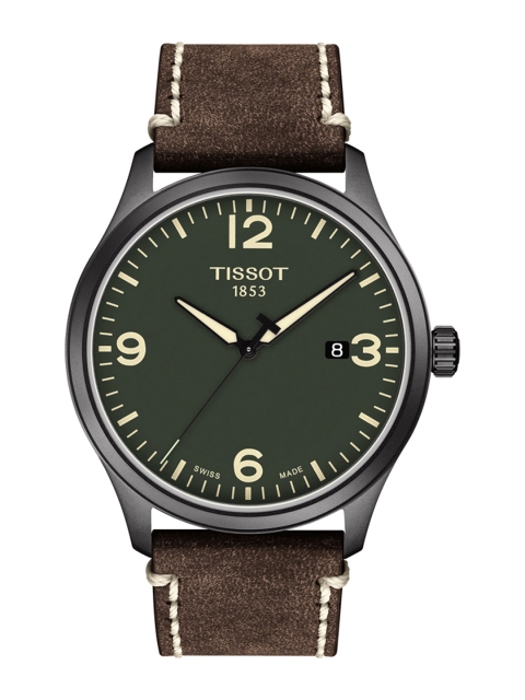 

TISSOT Men Dark Green Gent XL Swiss Analogue Watch T1164103609700