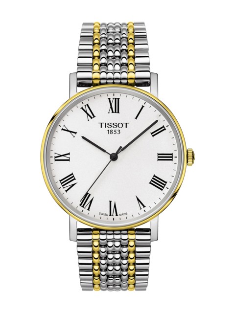 

TISSOT Men Silver-Toned Everytime Medium Swiss Analogue Watch T1094102203300