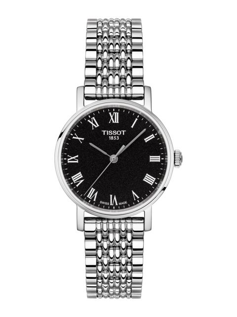 

TISSOT Women Black Everytime Small Swiss Analogue Watch T1092101105300