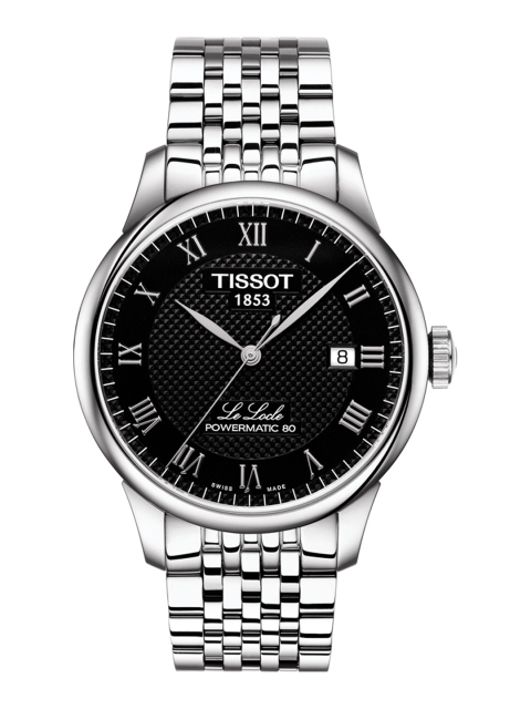 

TISSOT Men Black Le Locle Powermatic 80 Analogue Watch T0064071105300