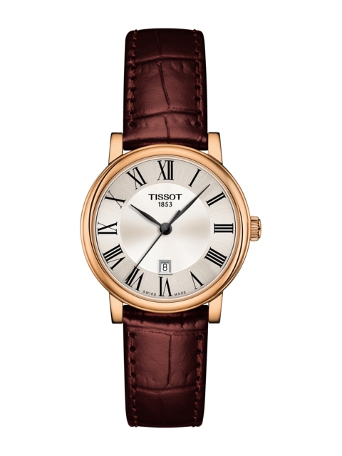 

TISSOT Women Silver-Toned Carson Premium Lady Analogue Watch T1222103603300