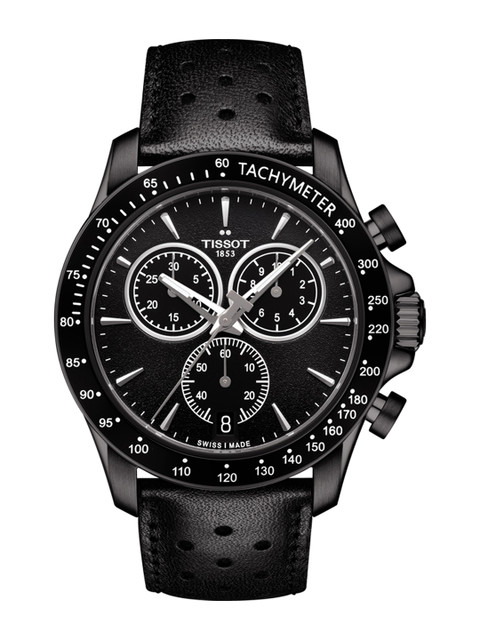 

TISSOT Men Black V8 Quartz Swiss Chronograph Analogue Watch T1064173605100