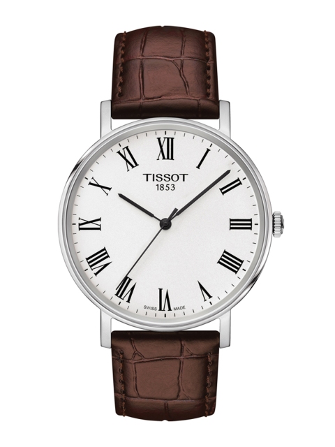 

TISSOT Men Silver-Toned Everytime Medium Swiss Analogue Watch T1094101603300