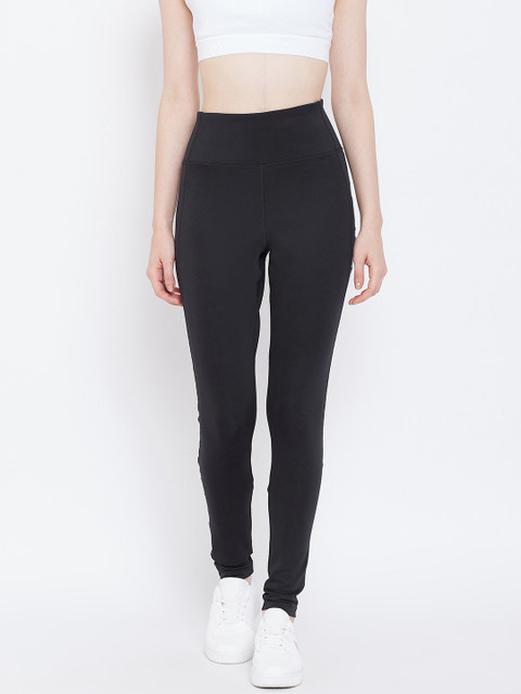 

ADIDAS Women Black Design 2 Move LO High Rise Logo Solid Cycling Tights