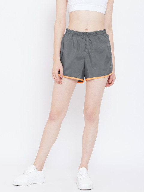 

ADIDAS Women Grey Marathon 20 Solid Slim Fit Running Shorts