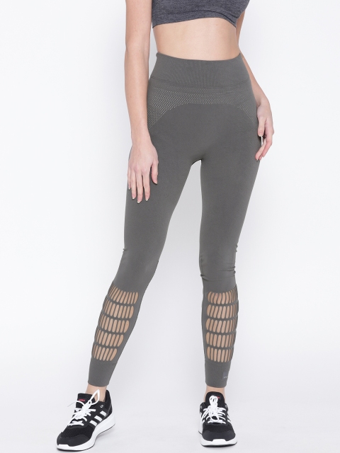 

Stella Mccartny by ADIDAS Women Grey Warp Knit Studio Tights