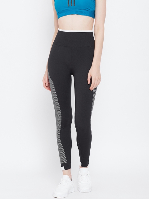 

ADIDAS Women Black Solid Believe This Primeknit FLW Workout Tights