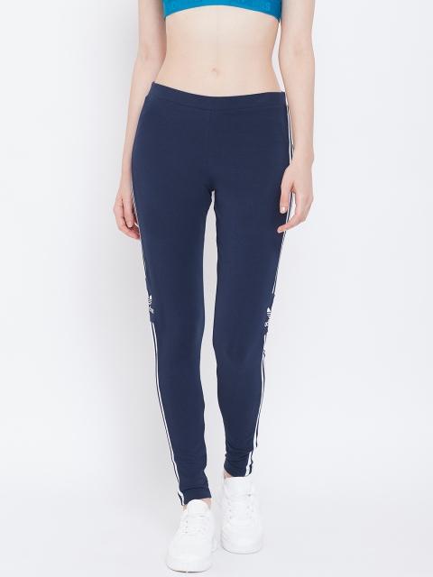 

ADIDAS Originals Women Navy Blue Solid Trefoil Tights