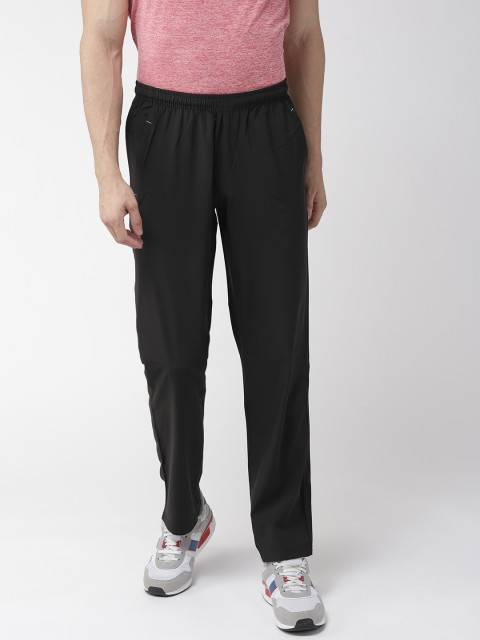 

Alcis Men Black Slim Fit Solid Running Track Pants