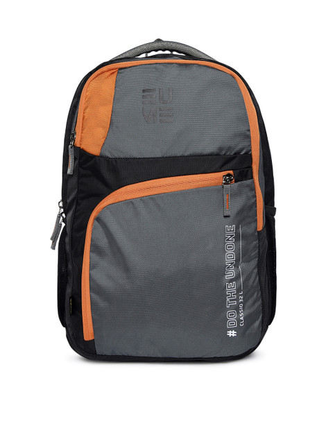

EUME Unisex Grey Solid Backpack